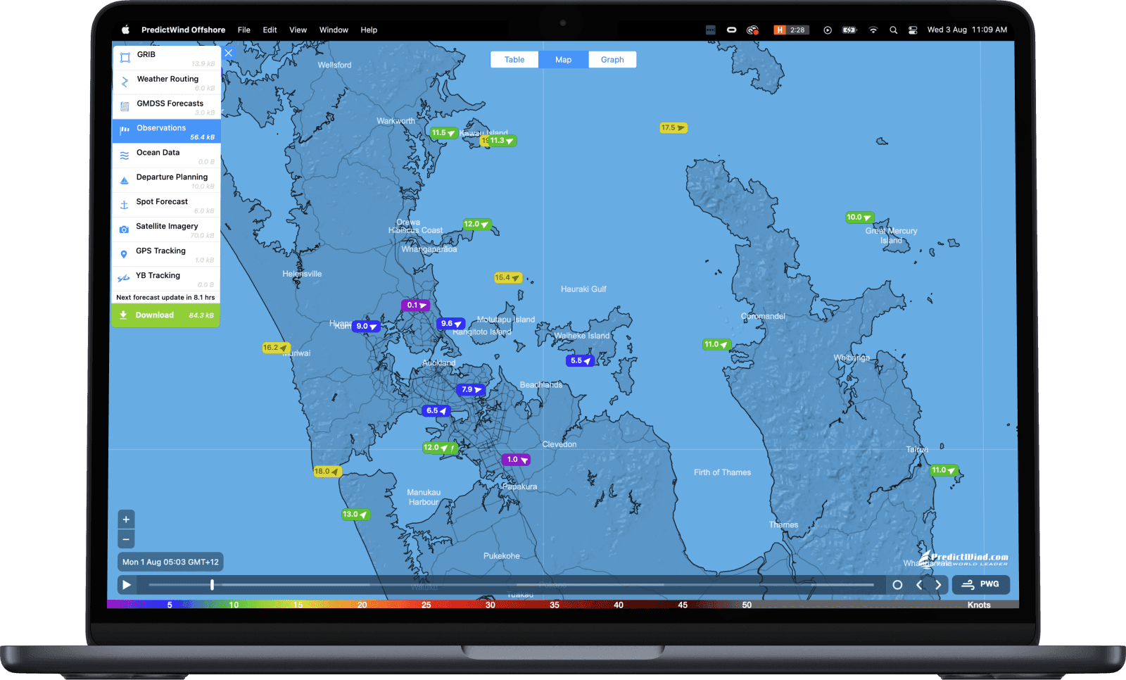 Free Grib Viewer · Predictwind