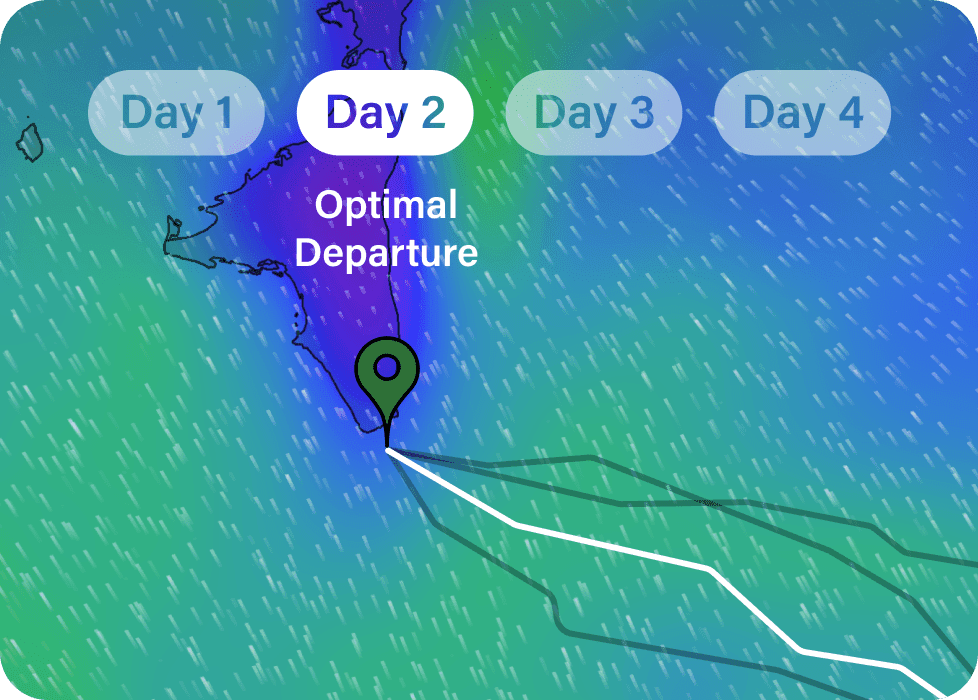 Find the best date to leave.