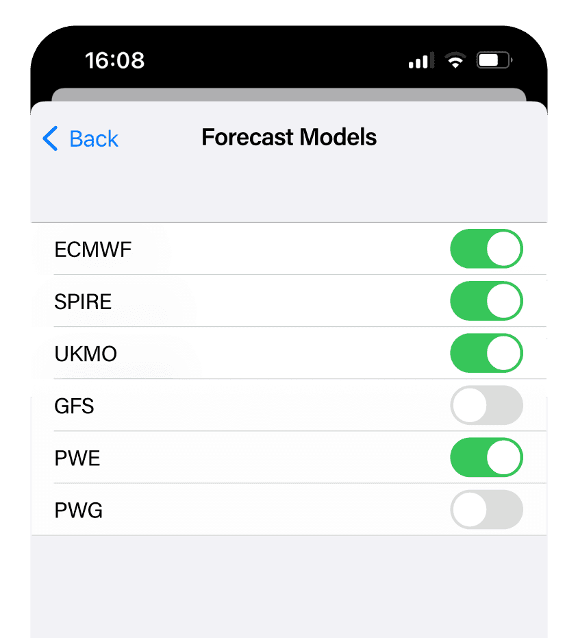 Detailed sea state data